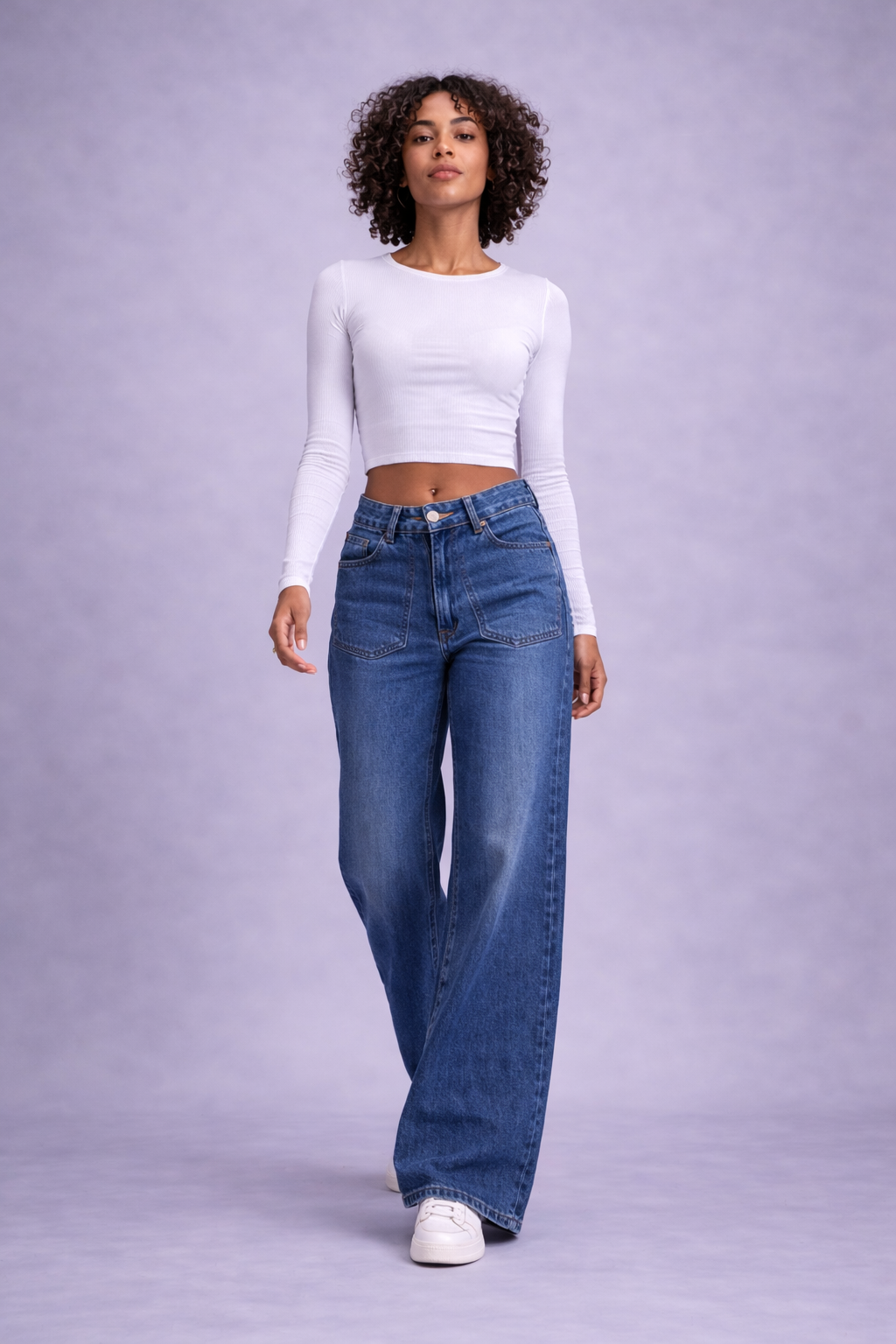 Vaqueros pierna ancha