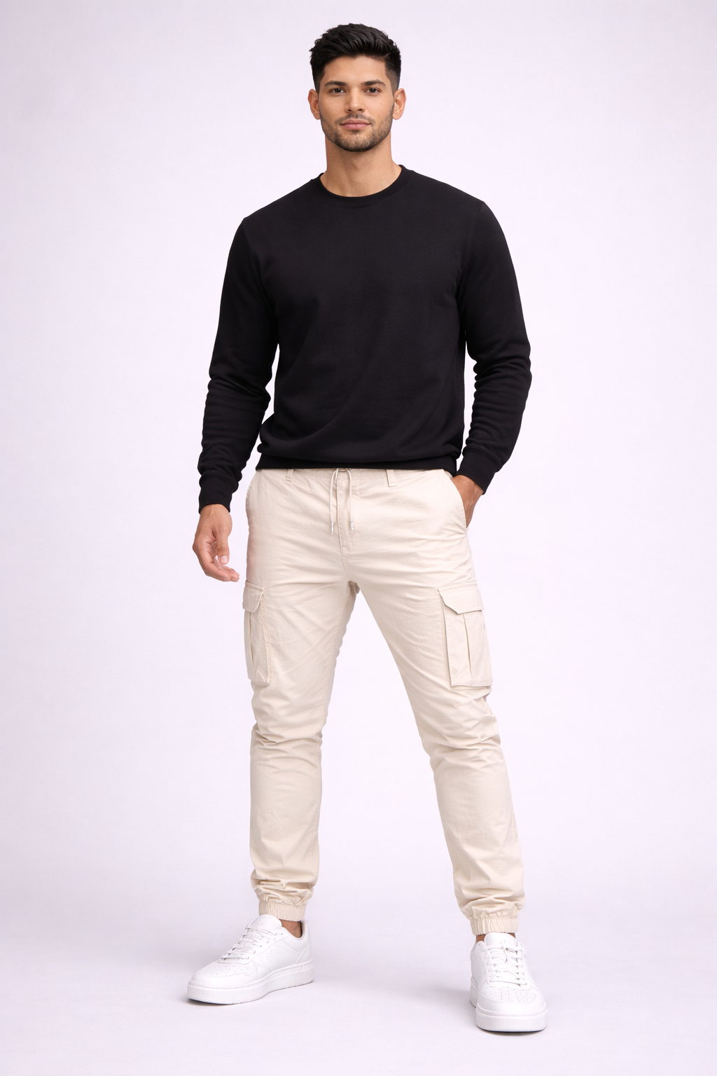 Pantalon cargo stretch Held