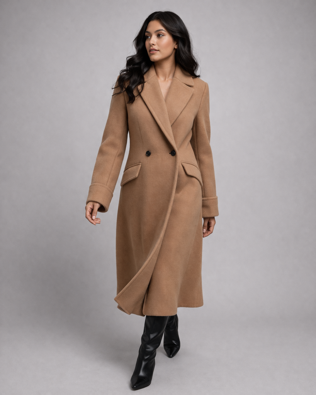 Abrigo Largo Camel