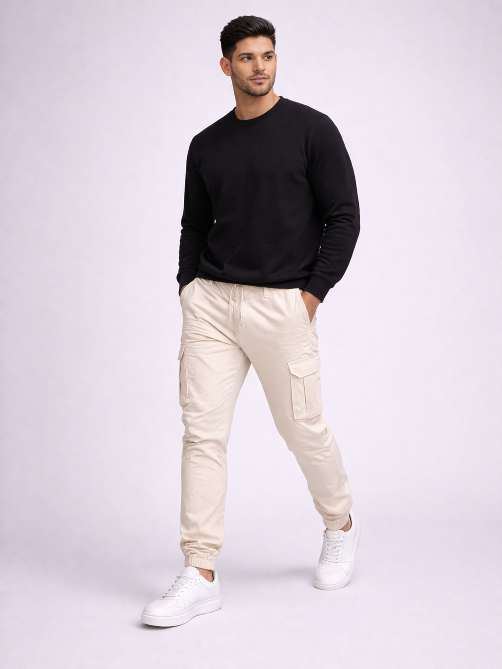 Pantalon cargo stretch Held