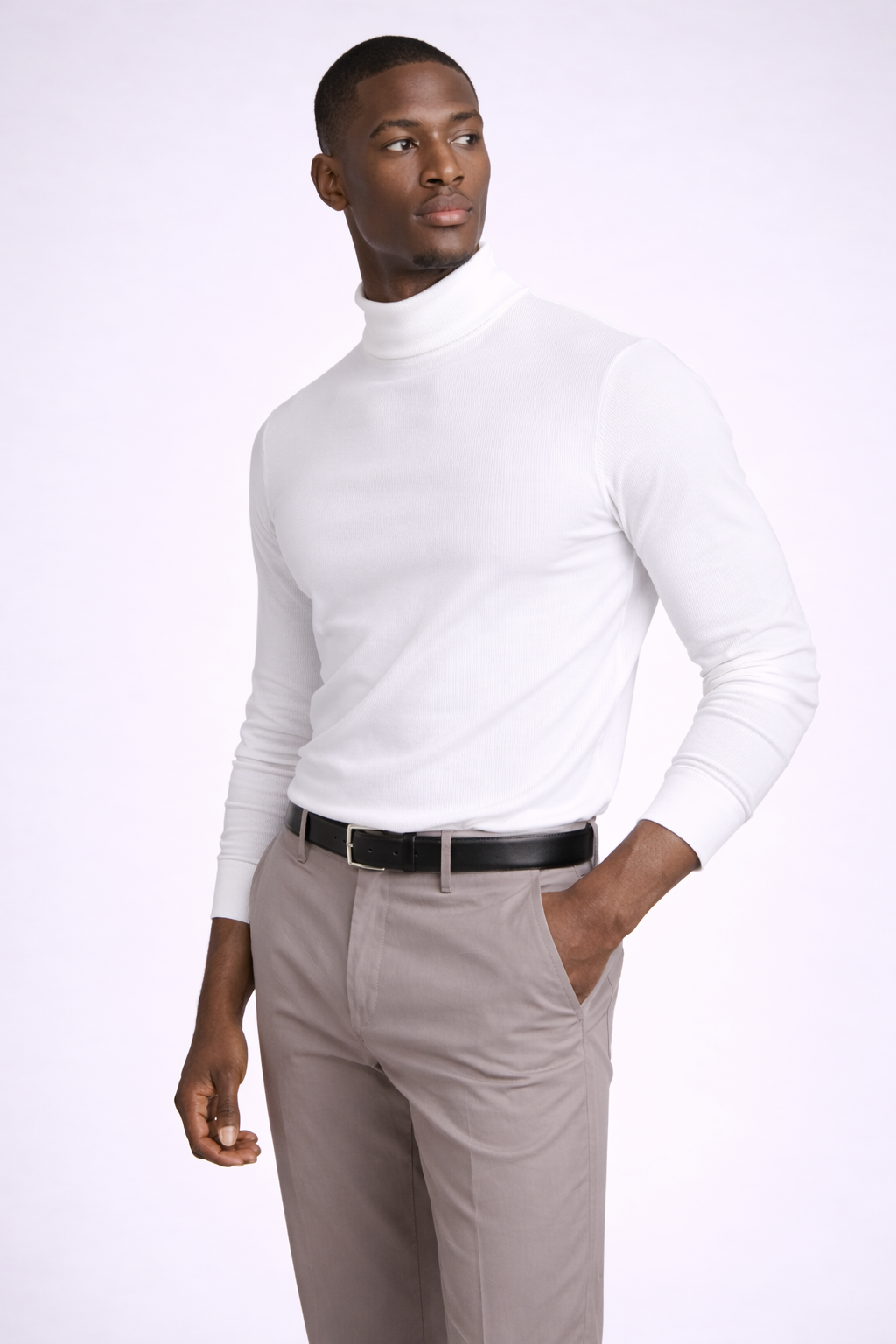 Camisa de cuello alto