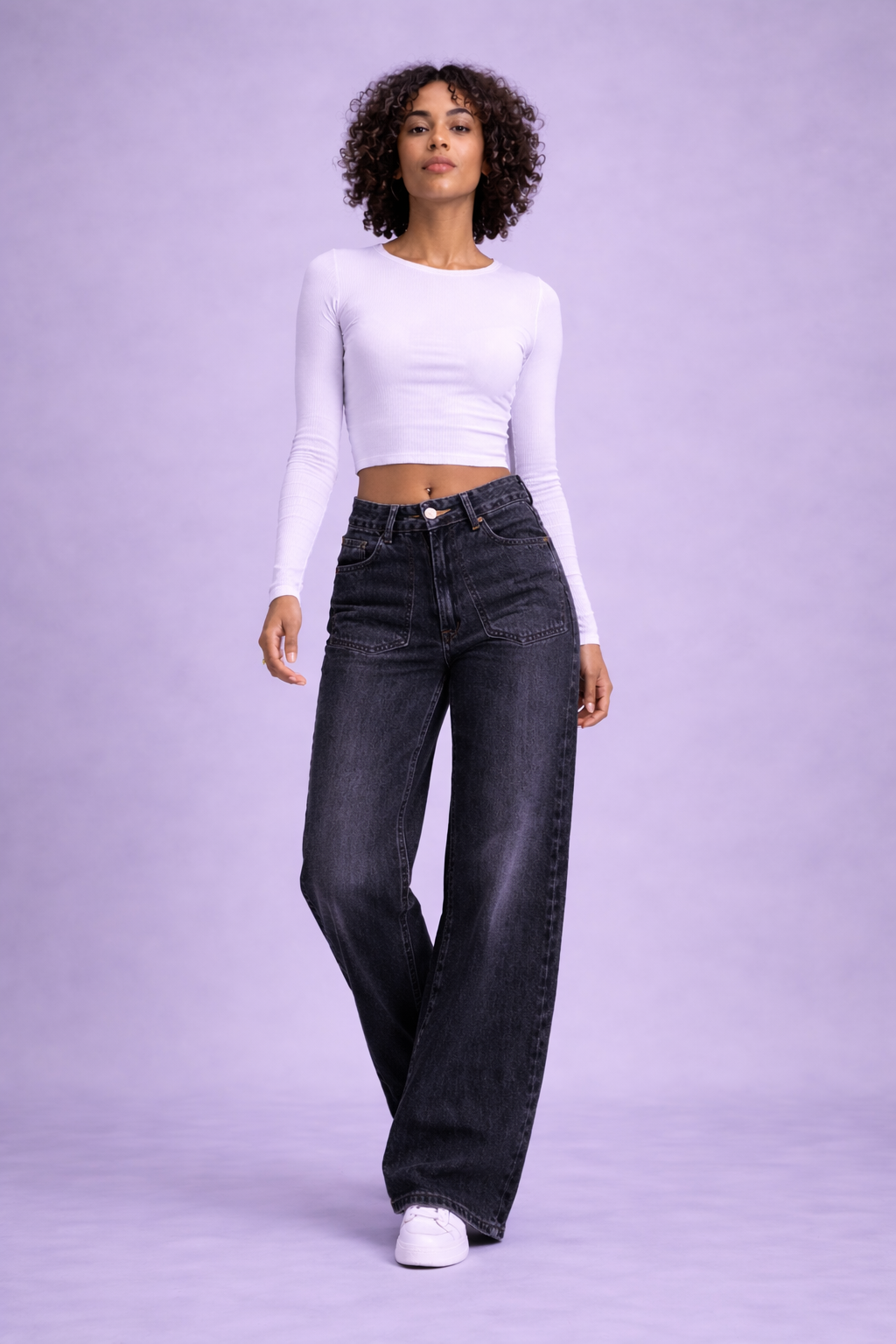 Vaqueros pierna ancha