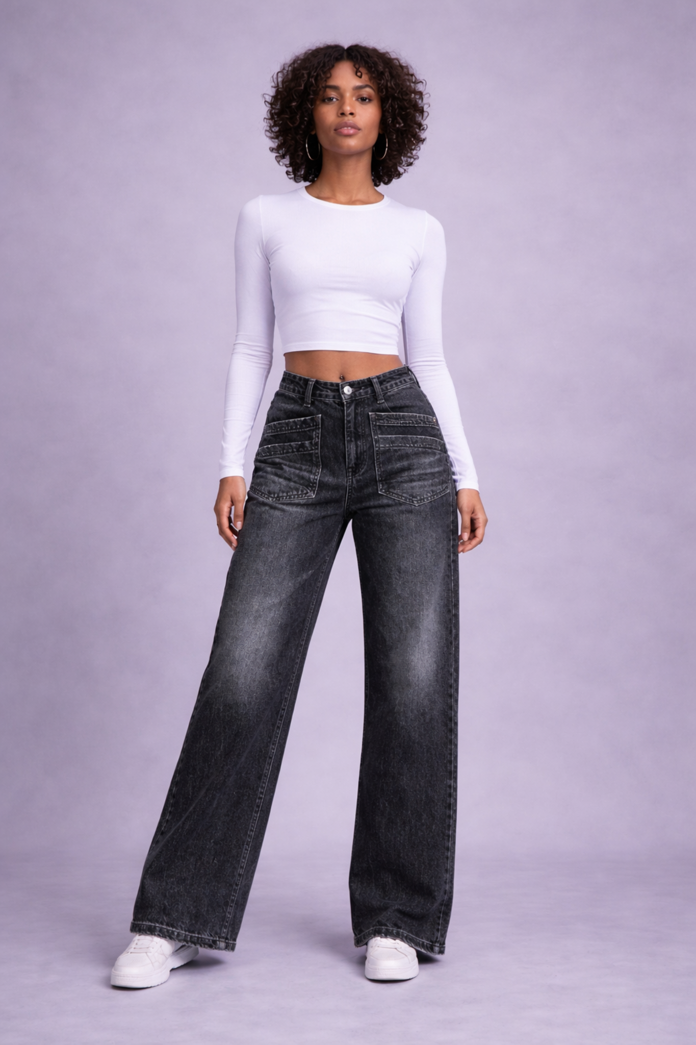 Vaqueros pierna ancha