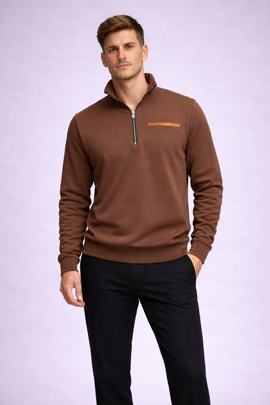 Jersey media cremallera