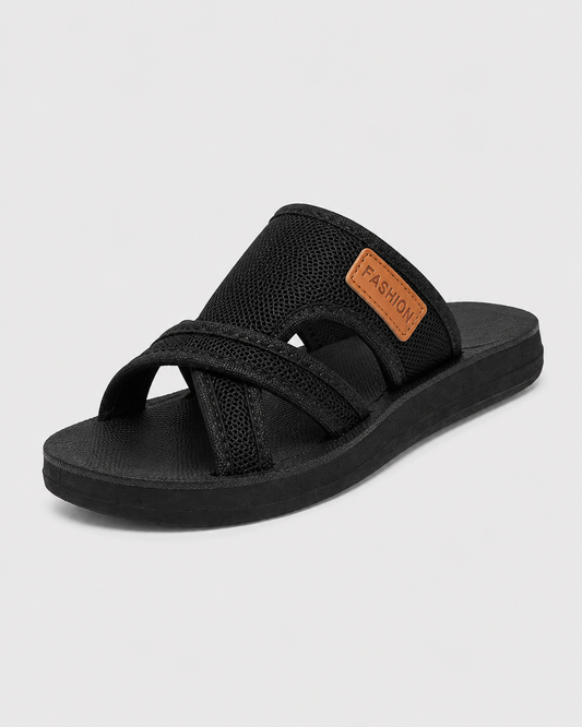 Sandalias elegantes con tiras cruzadas