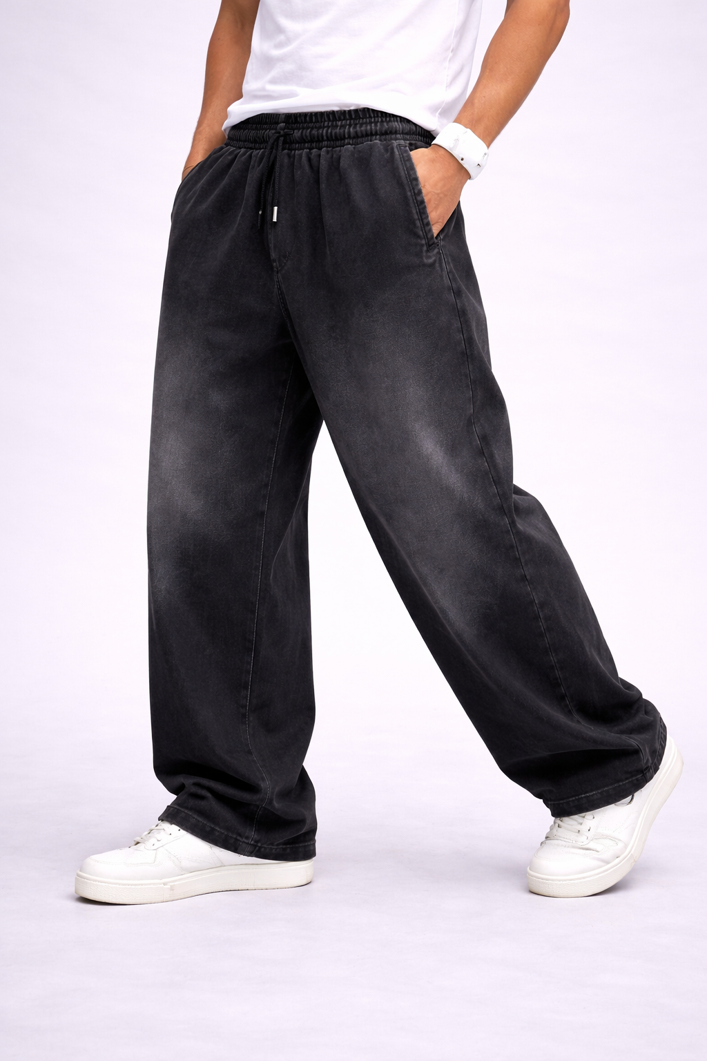 Pantalón casual ancho
