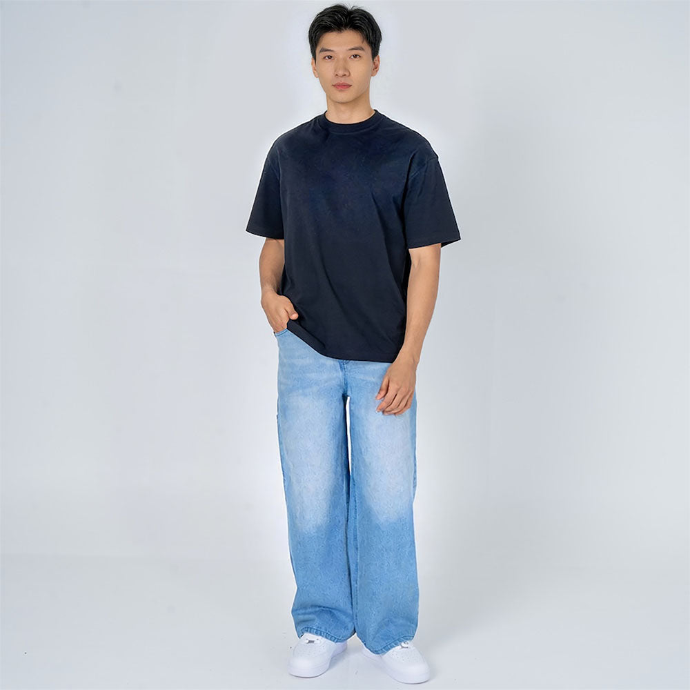 MADRID - Pantalon denim baggy