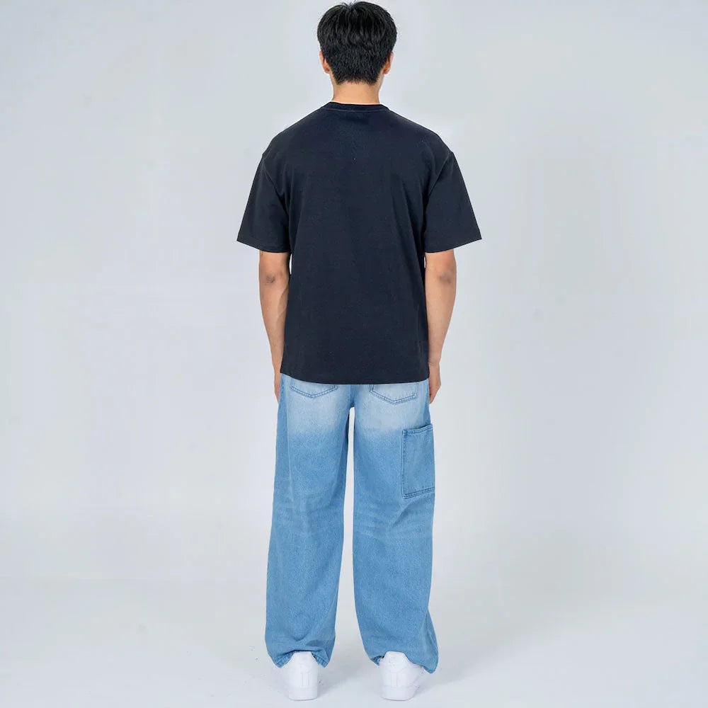 MADRID - Pantalon denim baggy
