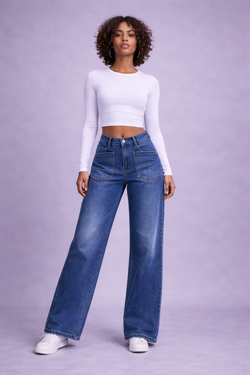 Vaqueros pierna ancha