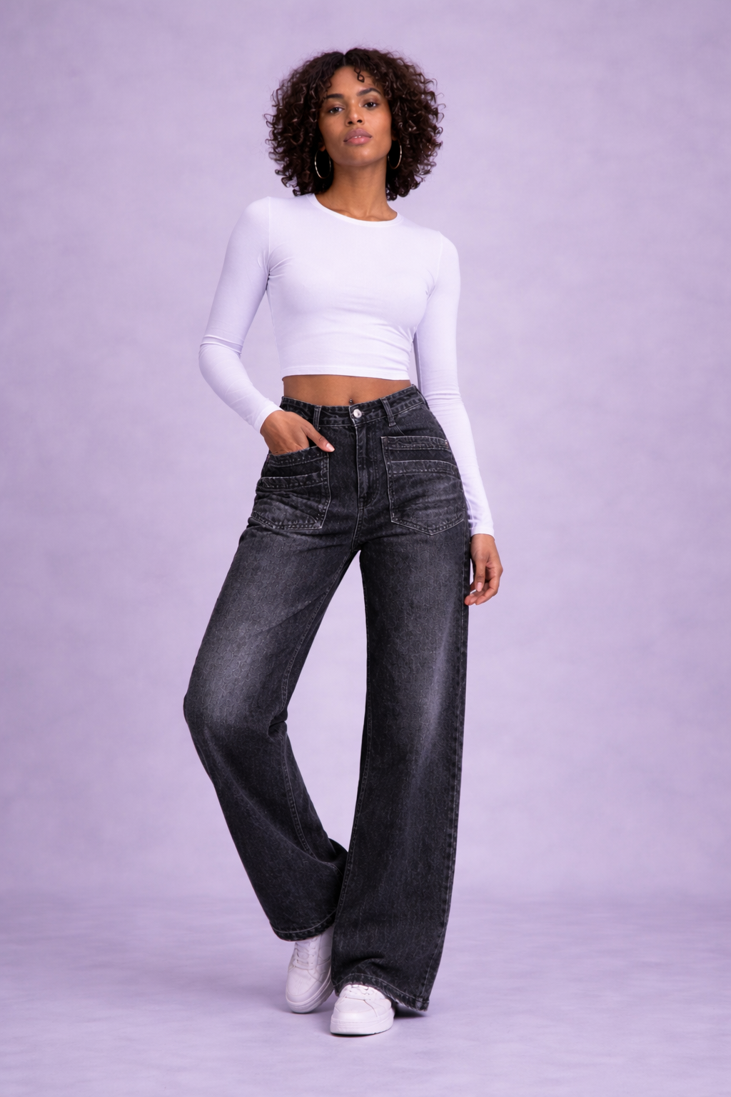 Vaqueros pierna ancha