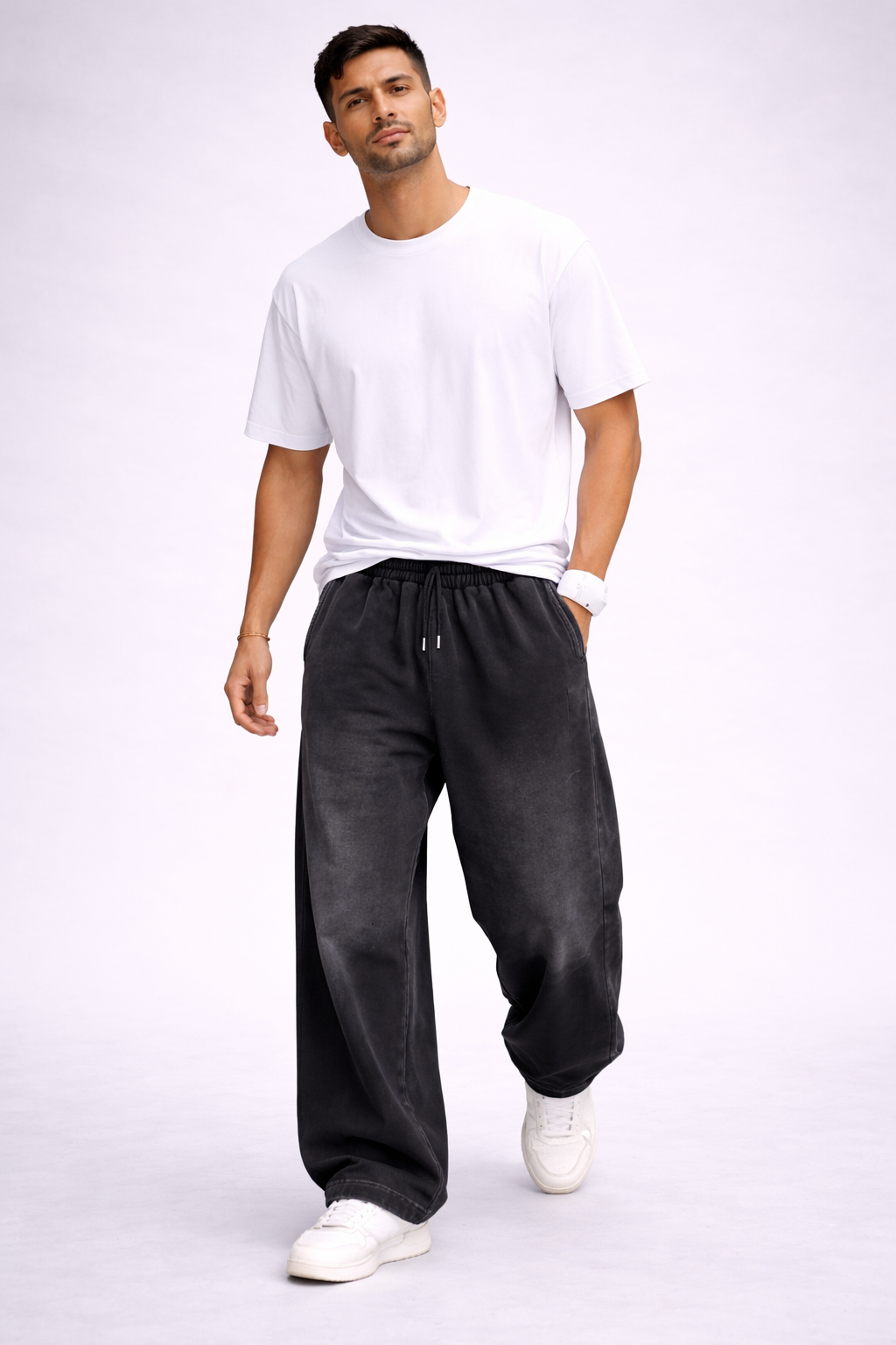 Pantalón casual ancho