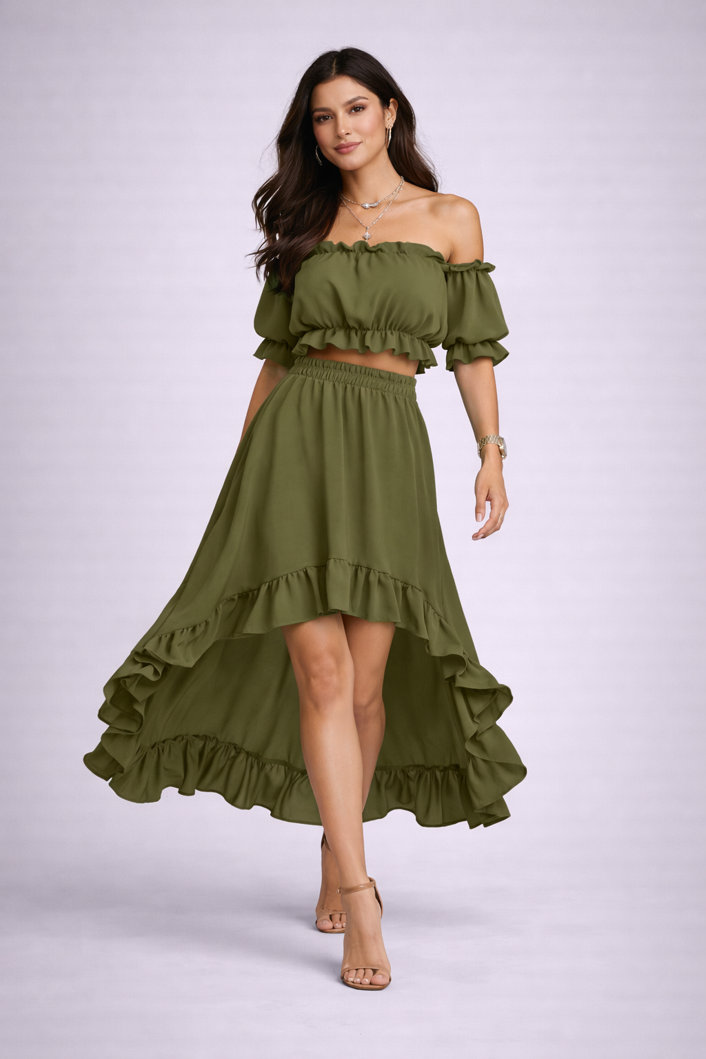 Conjunto Top y Falda