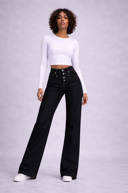 Vaqueros acampanados